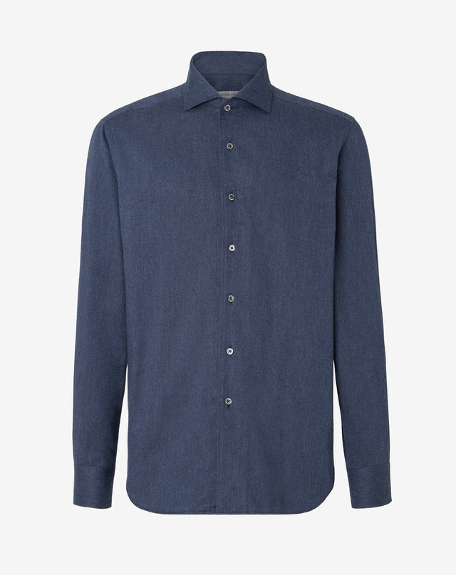Shirt In Flanella Di Cotone