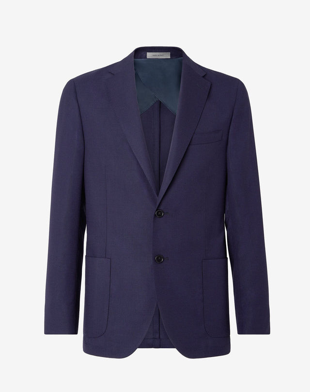 Jacket Due Bottoni In Lana