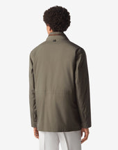 Caban In Tessuto Idrorepellente