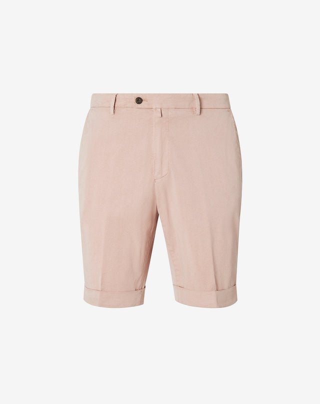 Bermuda arancione in cotone stretch