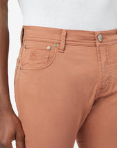 Pants 5 Tasche Terra Bruciata In Cotone