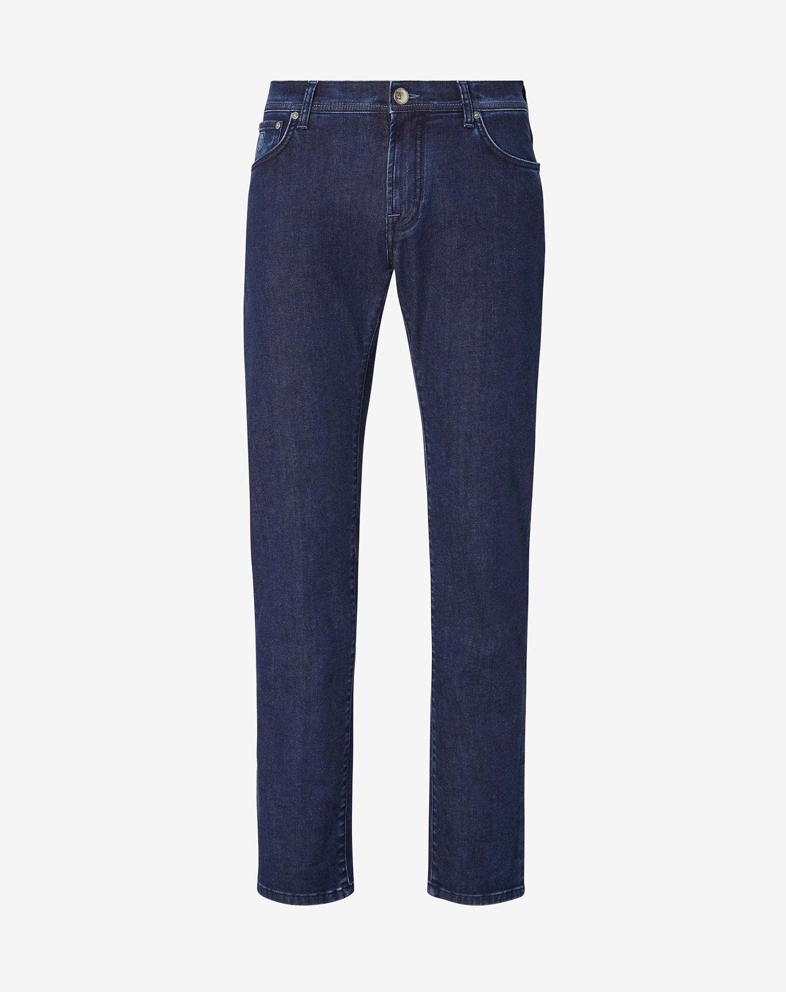 Jeans 5 bag blu denim super stretch