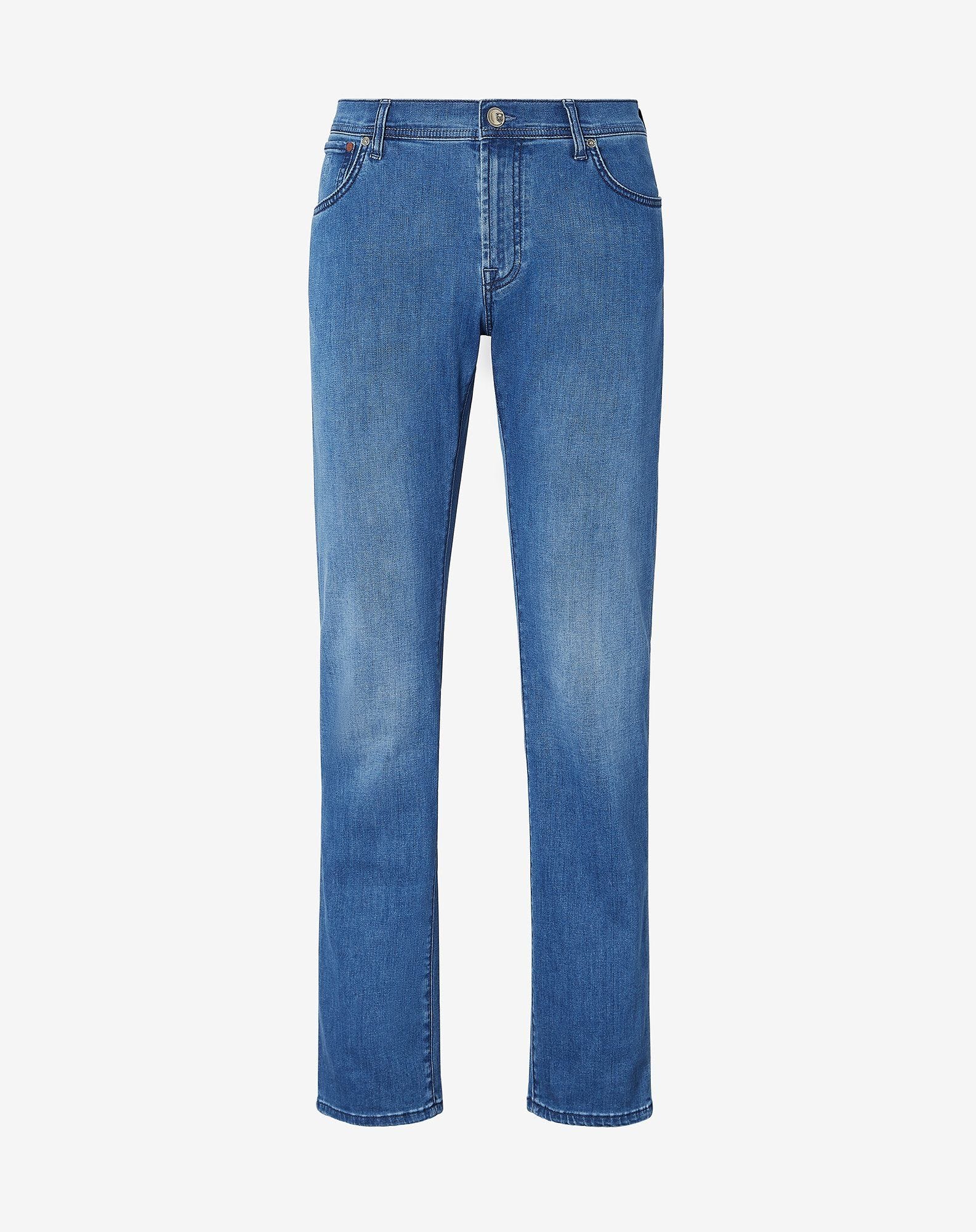 Jeans 5 Bag Denim Stretch Con Logo