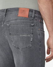 Jeans 5 Bag Denim Con Logo