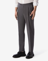 Pants Grigi In Lana S120s