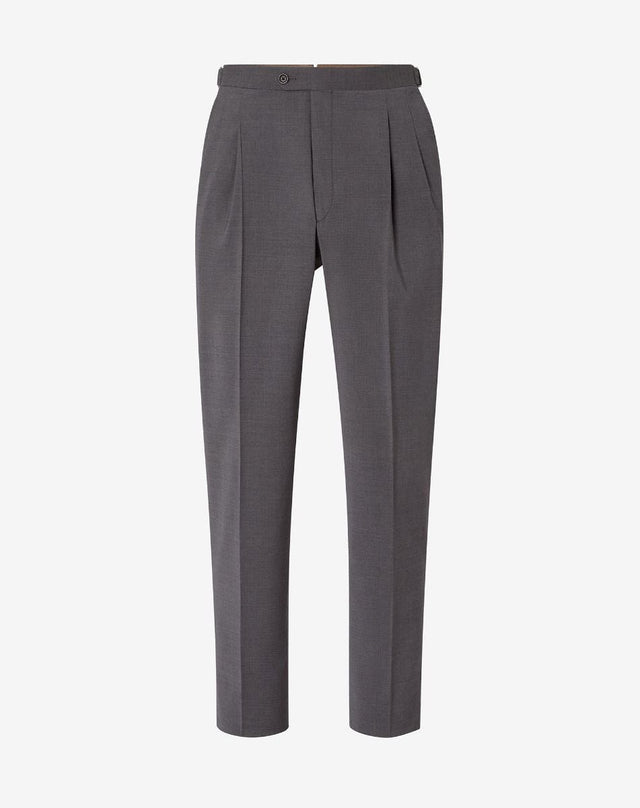 Pants Grigi In Lana S120s