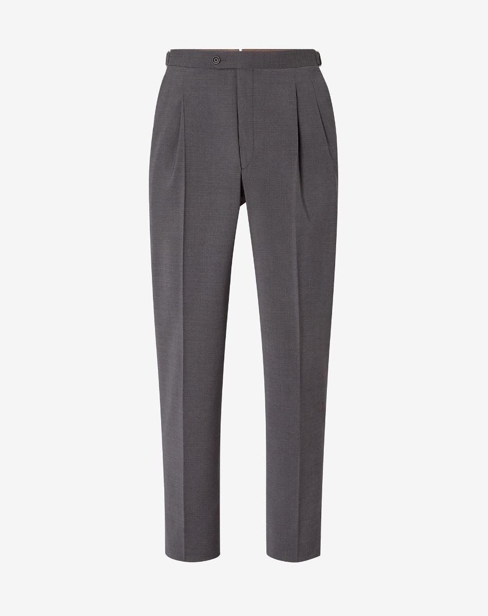 Pants grigi in lana S120s