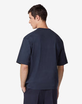 T Shirt Girocollo In Cotone Biologico