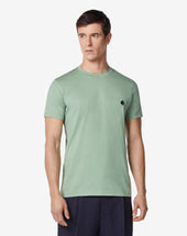 T Shirt In Cotone Biologico Con Logo
