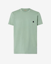T Shirt In Cotone Biologico Con Logo