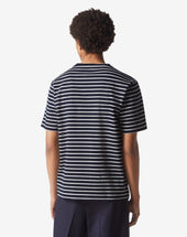 T Shirt Girocollo In Cotone Sostenibile