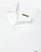 Shirt Corta Bianca In Cotone Biologico