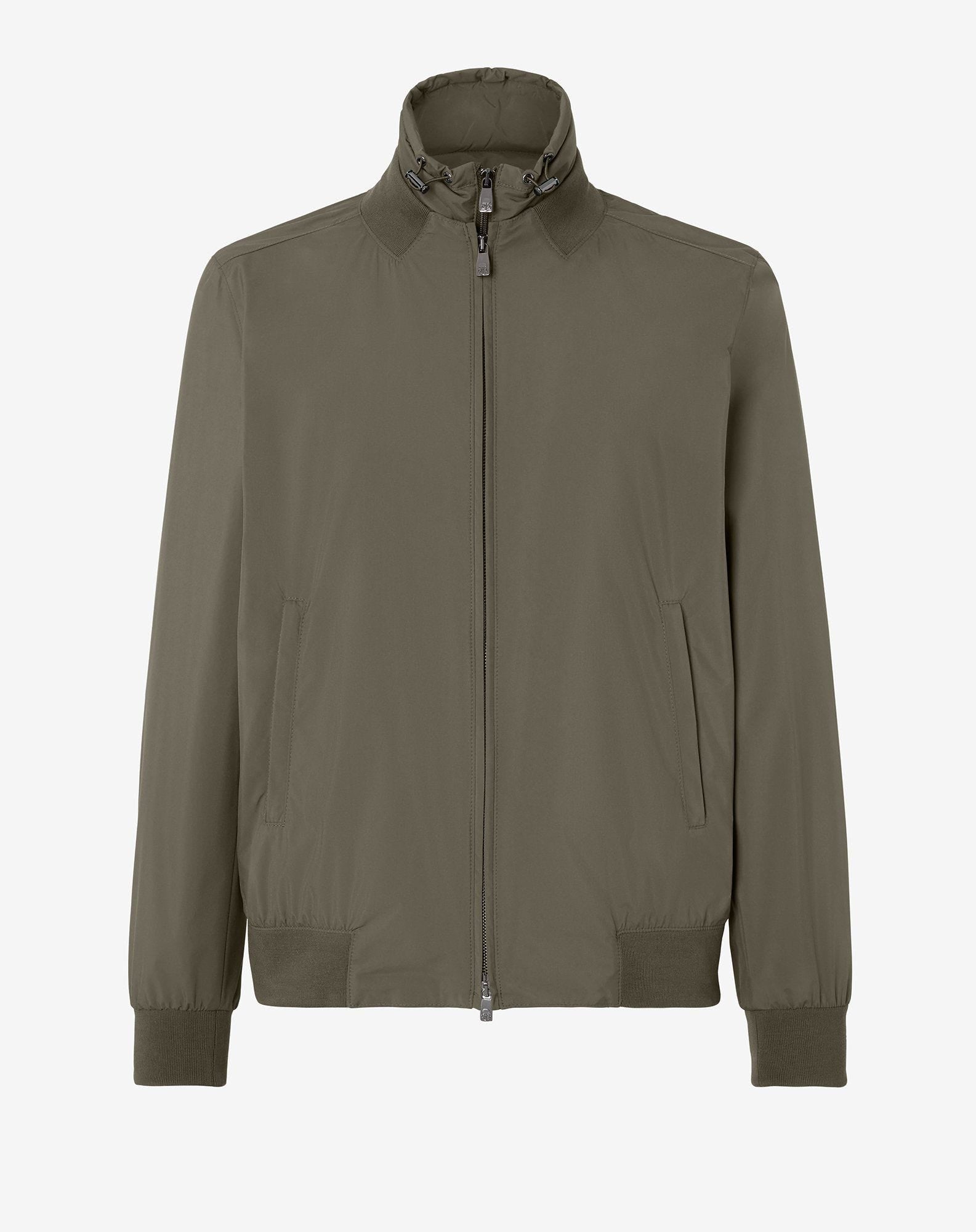 Bomber tecnico imbottito verde