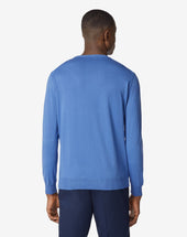 Sweater Girocollo In Cotone Pima