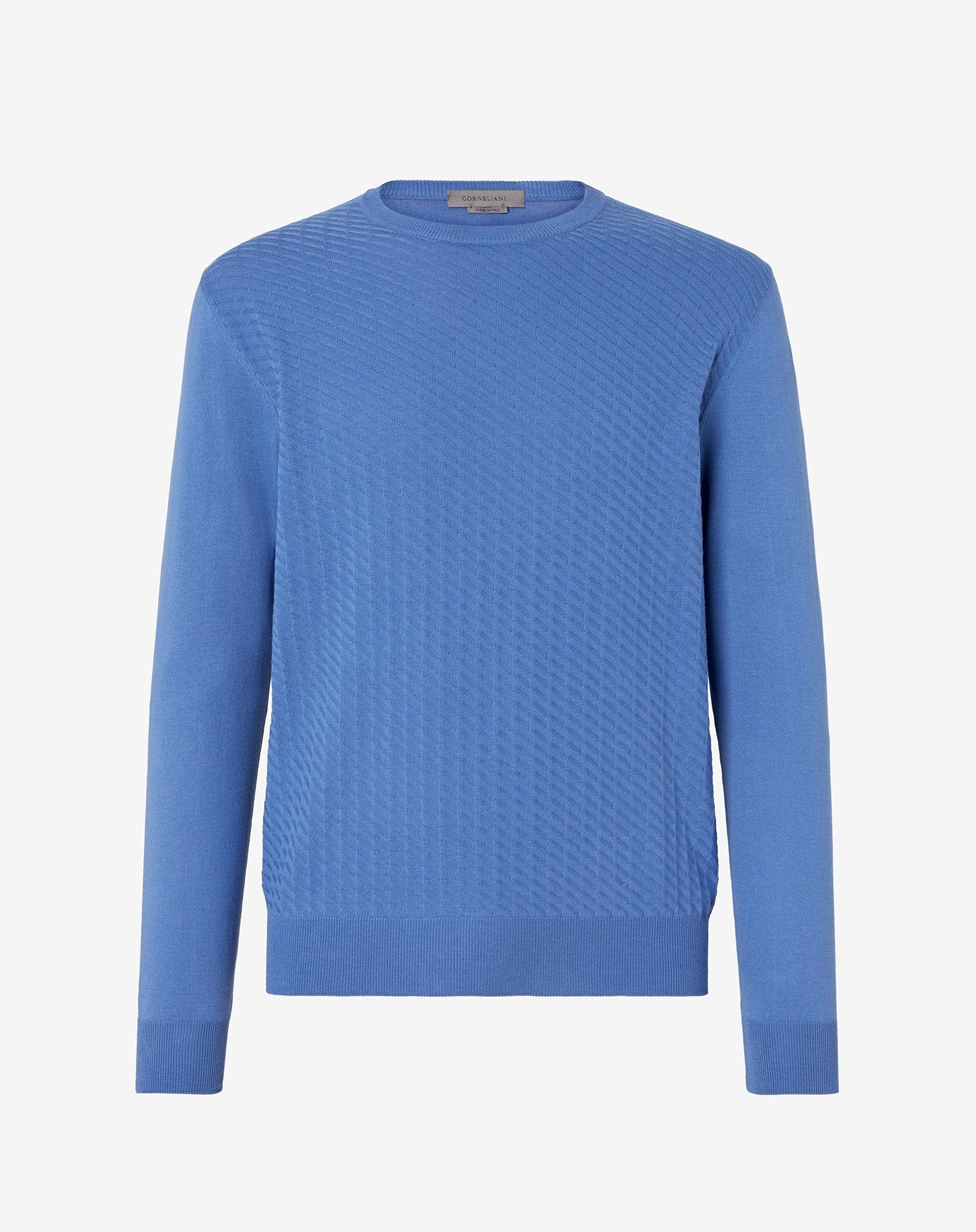 Sweater Girocollo In Cotone Pima