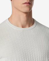 Sweater Girocollo Chiaro In Cotone Pima