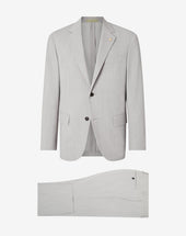 Suit Grigio In Lana Stretch