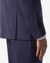 Suit Blu In Lana Tropical S130s