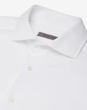 Shirt Bianca In Jersey Di Cotone Oxford