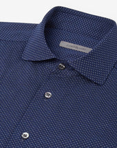 Shirt Blu In Cotone Con Stampa