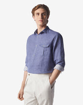 Shirt In Lino Delav