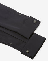 Shirt Smoking In Popeline Di Cotone Nera