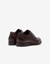 Shoes Derby Testa Di Moro In Pelle Liscia