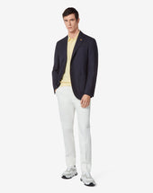 Jacket Tre Bottoni Navy In Lana