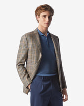 Jacket A Due Bottoni In Seta
