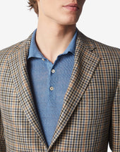 Jacket A Due Bottoni In Seta