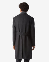 Coat Antracite In Puro Cashmere
