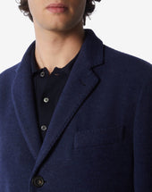 Coat In Jersey Di Lana