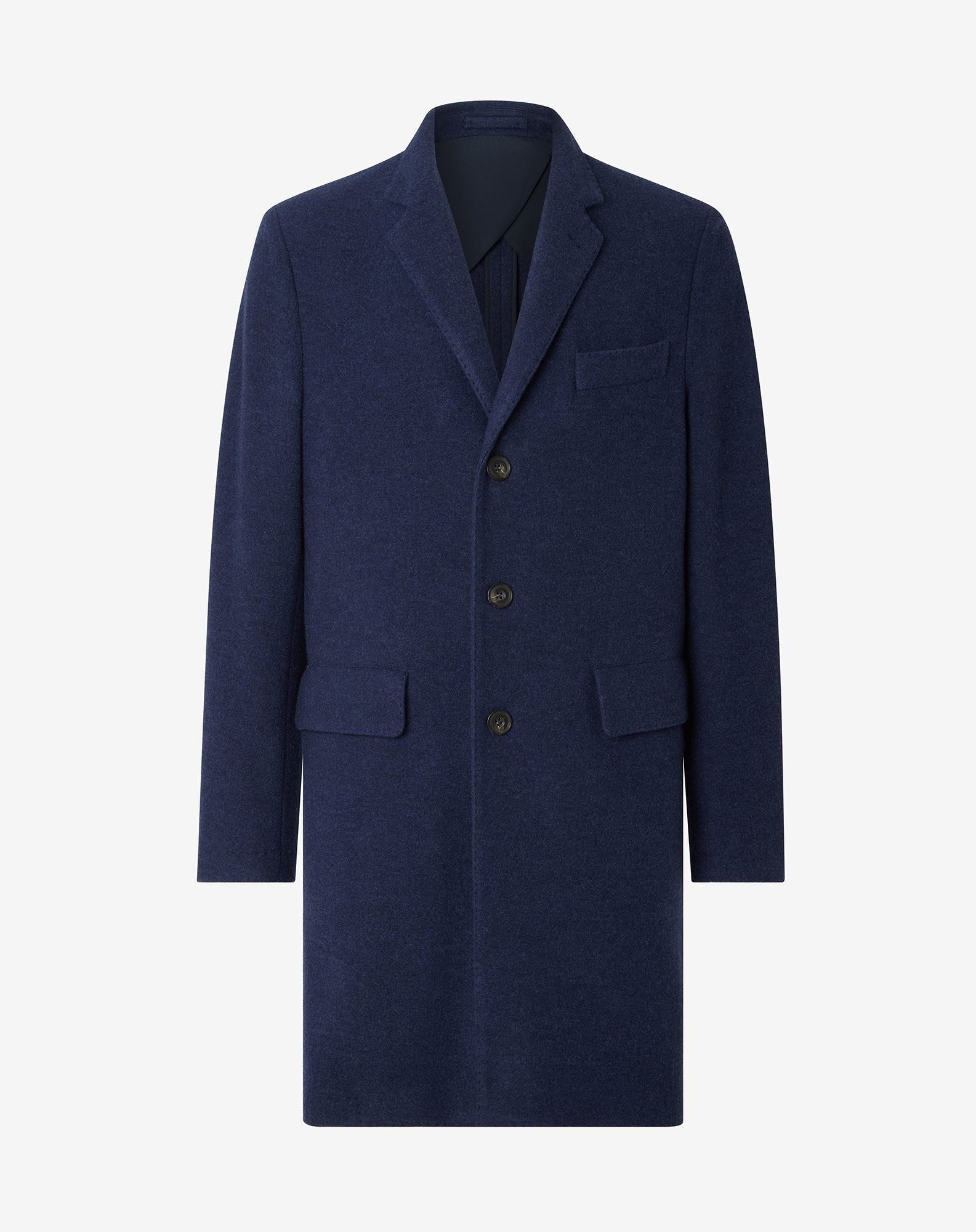 Coat In Jersey Di Lana