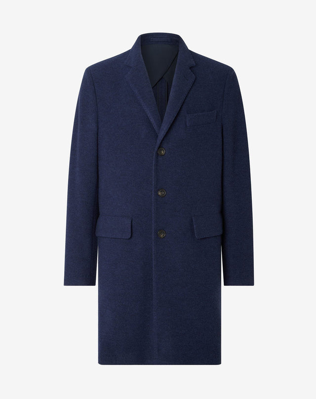 Coat In Jersey Di Lana