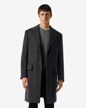 Coat Doppiopetto In Beaver Di Cashmere