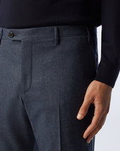 Pants Melange In Pura Lana