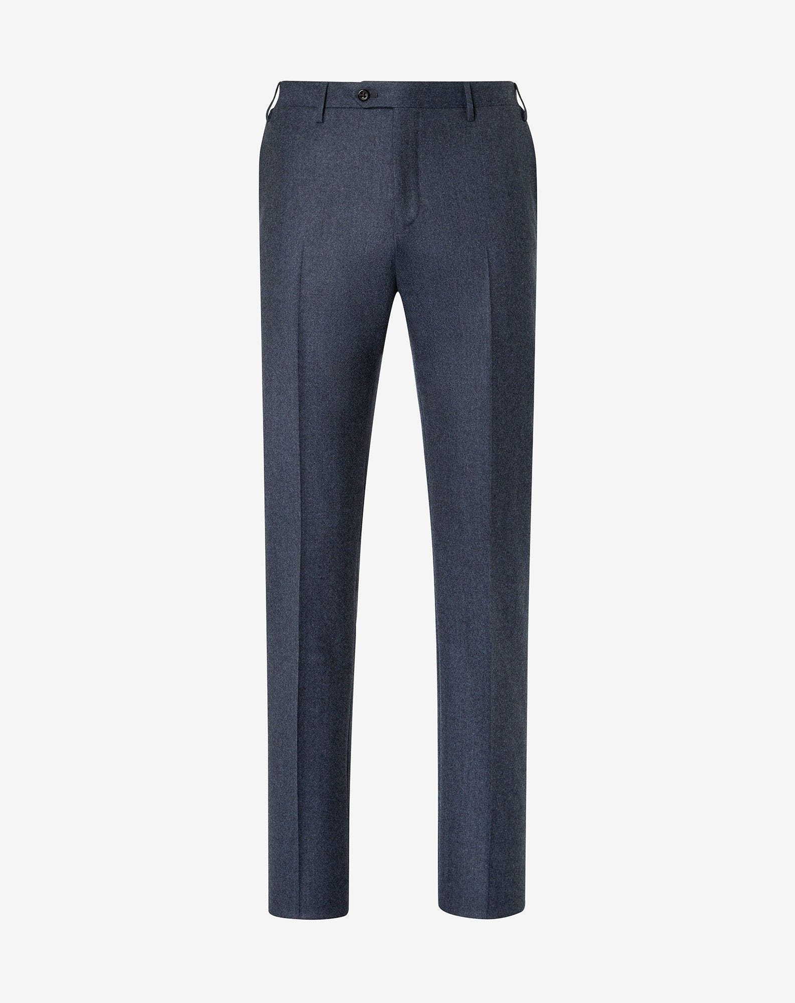 Pants Melange In Pura Lana