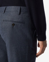 Pants Melange In Pura Lana