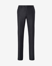 Pants Antracite In Pura Lana