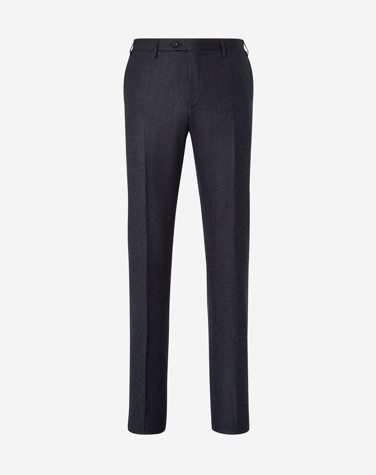 Pants antracite in pura lana