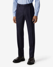 Pants Con 1 Pince In Pura Lana