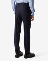 Pants Con 1 Pince In Pura Lana
