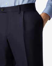 Pants Con 1 Pince In Pura Lana