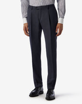 Pants 1 Pince In Pura Lana
