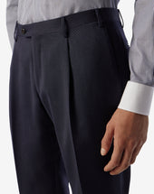 Pants 1 Pince In Pura Lana