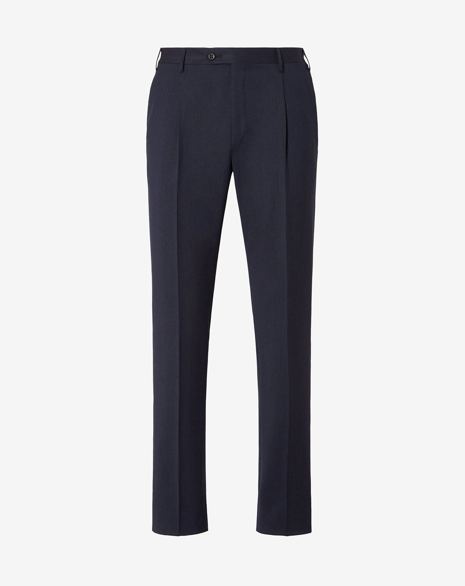 Pants 1 Pince In Pura Lana