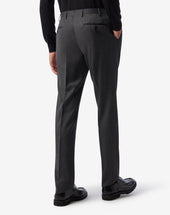 Pants Antracite 1 Pince In Pura Lana