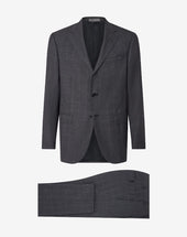 Suit In Lana S130s Fantasia Overcheck