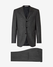 Suit In Lana S130s Con Micro Fantasia