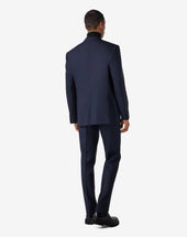 Suit In Lana Con Micro Fantasia